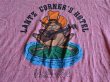 画像4: 1980s LANTZ CORNER'S HOTEL 杢リンガーTシャツ　 表記L  (4)