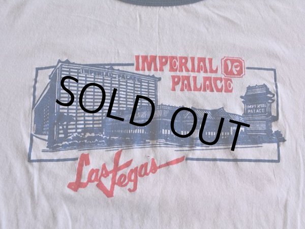 画像6: 1980s IMPERIAL PALACE AUTO COLLECTION 両面プリントリンガーTシャツ　 表記XL  (6)
