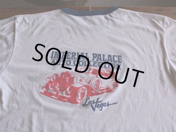 画像8: 1980s IMPERIAL PALACE AUTO COLLECTION 両面プリントリンガーTシャツ　 表記XL  (8)