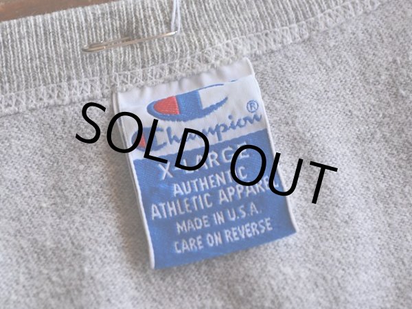 画像3: 1990s Champion 杢カレッジTシャツ  表記XL  (3)