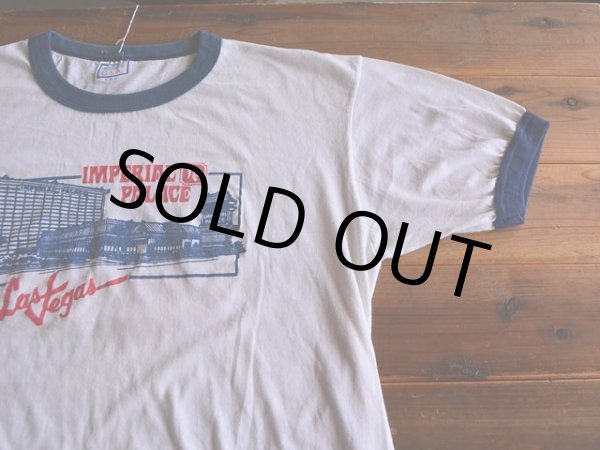 画像5: 1980s IMPERIAL PALACE AUTO COLLECTION 両面プリントリンガーTシャツ　 表記XL  (5)