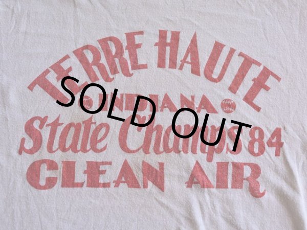 画像6: 1980s INDIANA STATE CHAMPS’84 リンガーTシャツ　 表記L  (6)