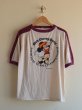 画像1: 1970s Mickey Mouse 染み込みプリントTシャツ　 実寸M  (1)