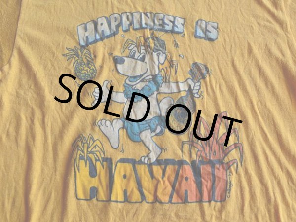画像5: 1970s HAPPINESS IS HAWAII Tシャツ　 実寸M  (5)