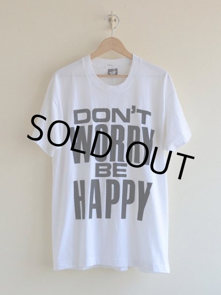 画像1: 1990s DON'T WORRY BE HAPPY Tシャツ　 表記XL  (1)