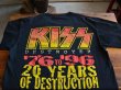 画像8: 1990s KISS 20YEARS OF DESTRUCTION Tシャツ　 表記XL  (8)