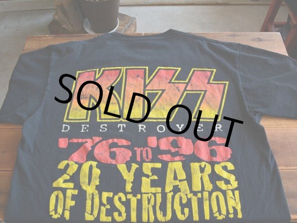 画像8: 1990s KISS 20YEARS OF DESTRUCTION Tシャツ　 表記XL  (8)