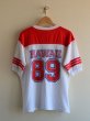 画像2: 1980s HAWAIIナンバリングフットボールTシャツ　 表記L  (2)