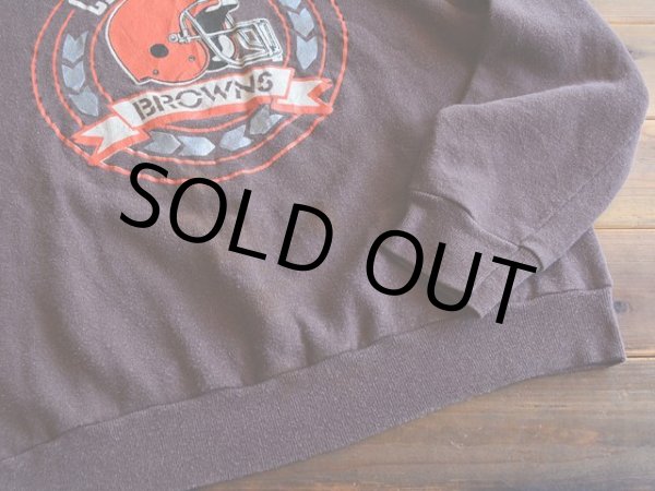 画像7: 1980s Champion CLEVELAND BROWNS スウェット  表記L  (7)