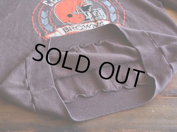 画像8: 1980s Champion CLEVELAND BROWNS スウェット  表記L  (8)