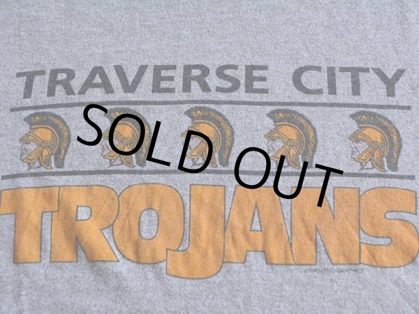 画像5: 1980s TRAVERSE CITY TROJANS Tシャツ　 表記M  (5)