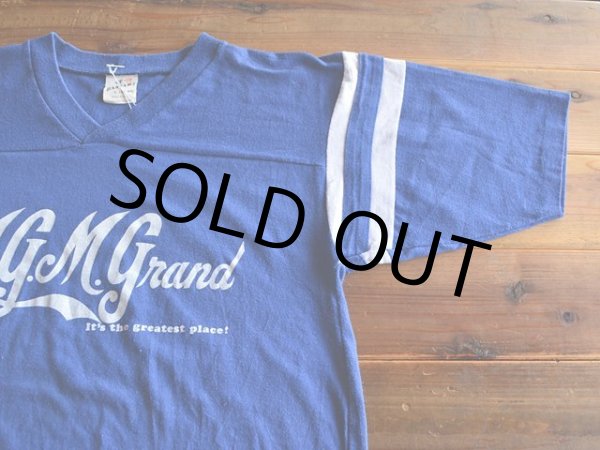 画像4: 1980s MGM Grand フットボールTシャツ　 表記L  (4)