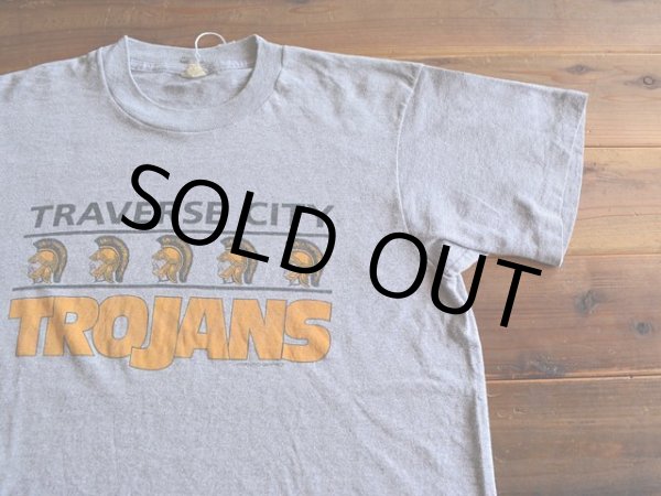 画像4: 1980s TRAVERSE CITY TROJANS Tシャツ　 表記M  (4)