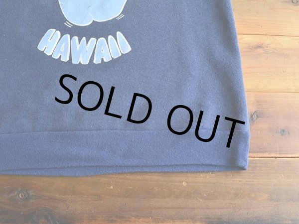 画像6: 1970s〜 HAWAII HANG LOOSE 半袖スウェット　 実寸S  (6)