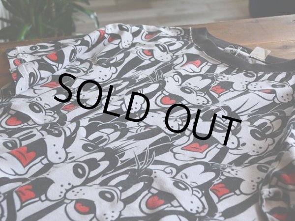 画像6: 1990s グーフィー総柄Tシャツ　 実寸L  (6)