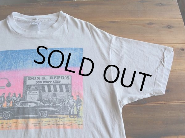 画像4: 1990s DON K．REED'S DOO WOPP SHOP Tシャツ　 表記XL  (4)