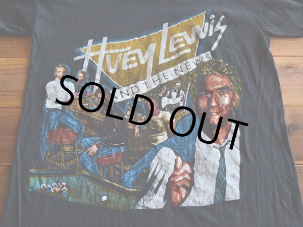 画像5: 1980s Huey Lewis & The News パキ綿Tシャツ　 表記S  (5)