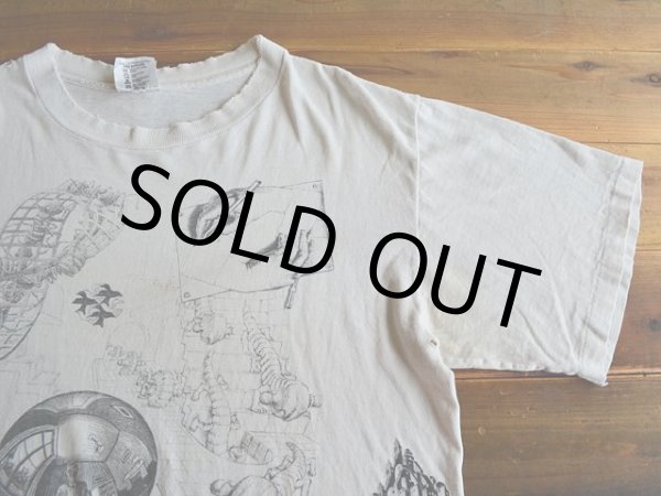 画像5: 1990s M.C. ESCHER マルチプリントTシャツ　 雰囲気系　 表記L  (5)