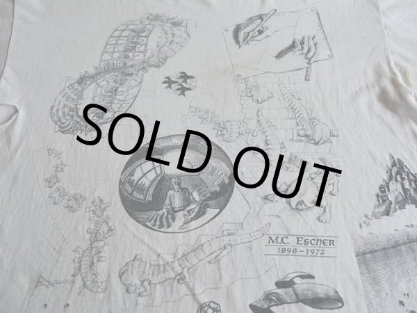 画像6: 1990s M.C. ESCHER マルチプリントTシャツ　 雰囲気系　 表記L  (6)