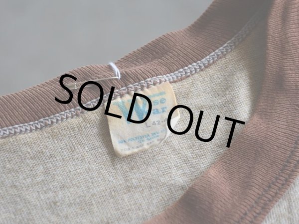 画像3: 1970s-80s CURRENT RIVER RAT 杢リンガーTシャツ　 表記L  (3)