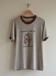 画像1: 1970s-80s CURRENT RIVER RAT 杢リンガーTシャツ　 表記L  (1)