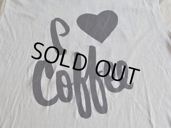 画像5: 1980s I Love Coffee Tシャツ　 表記M  (5)