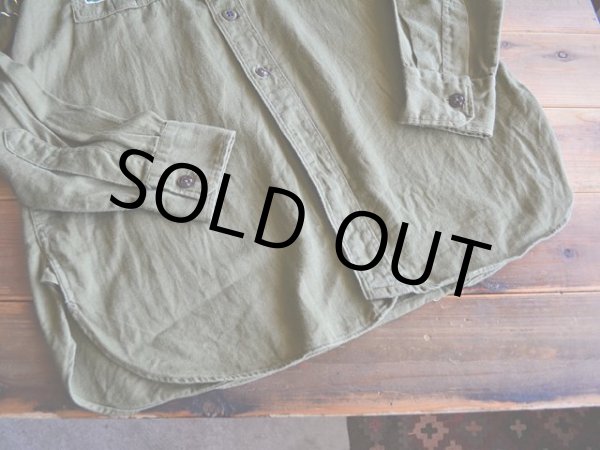 画像5: 1960s BOY SCOUTS マチ付きシャツ　 表記15  (5)