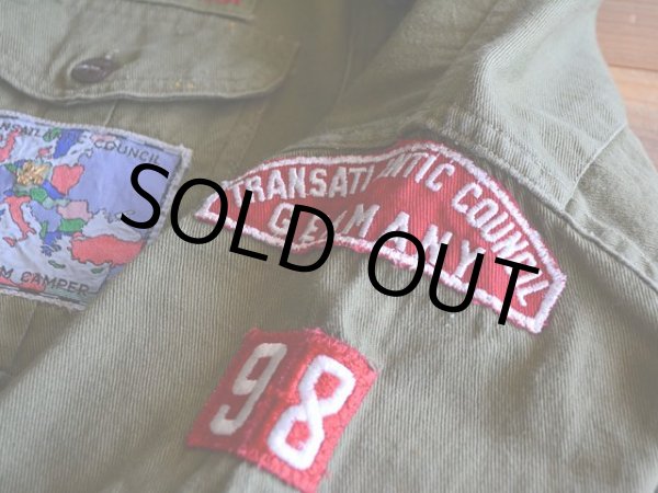 画像7: 1960s BOY SCOUTS マチ付きシャツ　 表記15  (7)