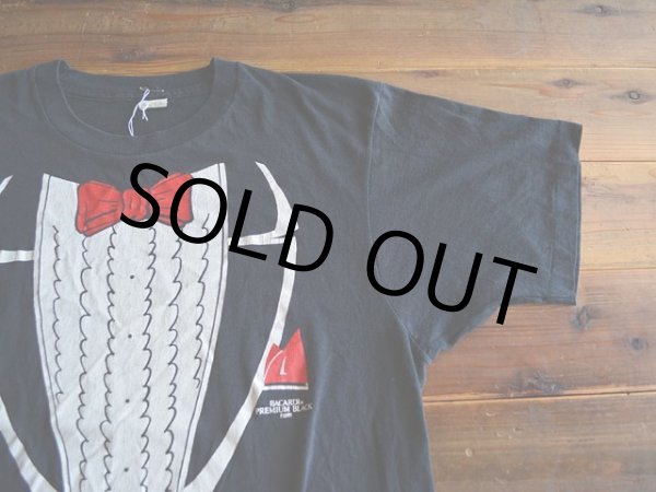 画像4: 1980s BACARDI タキシードだまし絵Tシャツ　 表記L  (4)