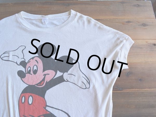 画像4: 1970s-80s Mickey Mouse Tシャツ　 表記ONE SIZE FITS ALL  (4)