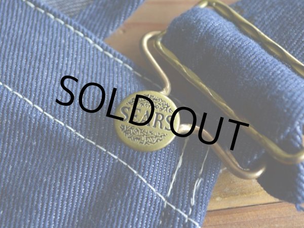 画像6: 1970s〜 Sears Tradewear デニムオーバーオール  表記w34  (6)