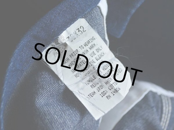 画像4: 〜1990s Sears デニムオーバーオール  ワンウォッシュ  表記w38  (4)