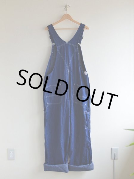 画像2: 〜1990s Sears デニムオーバーオール  ワンウォッシュ  表記w38  (2)