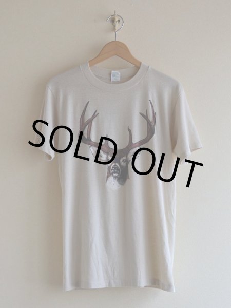 画像1: 1980s Deer Head Tシャツ　 表記L  (1)