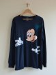 画像1: 1990s Mickey Mouse L/S Tシャツ　 表記L  (1)