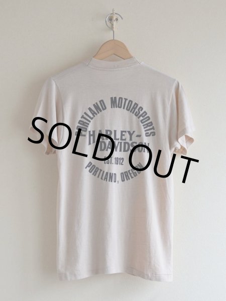 画像2: 1980s Harley-Davidson PORTLAND MOTORSPORTS Tシャツ　 表記M  (2)