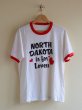 画像1: 1980s NORTH DAKOTA IS FOR LOVERS リンガーTシャツ　 実寸L  (1)