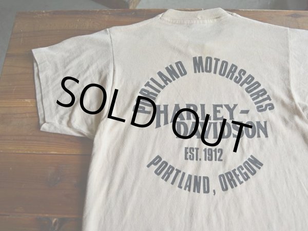 画像7: 1980s Harley-Davidson PORTLAND MOTORSPORTS Tシャツ　 表記M  (7)