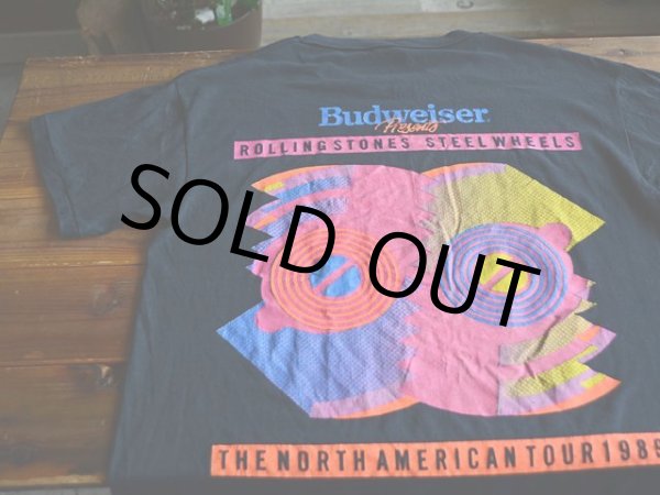 画像9: 1980s The Rolling Stones STEEL WHEELS 1989 Tour Tシャツ　 表記L  (9)