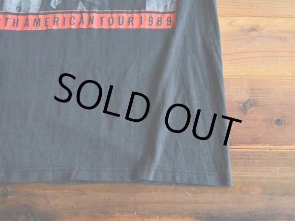 画像8: 1980s The Rolling Stones STEEL WHEELS 1989 Tour Tシャツ　 表記L  (8)