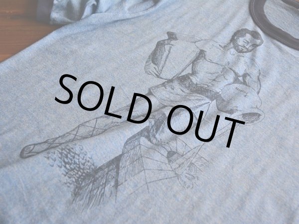 画像5: 1970s 水瓶座 杢リンガーTシャツ　 実寸L  (5)