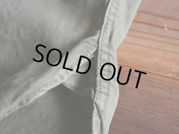 画像7: 1960s BOY SCOUTS マチ付きノーカラーシャツ　 実寸L-XL  (7)