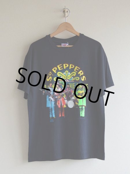 画像1: 1990s THE BEATLES Sgt.Pepper's Lonely Hearts Club Band 25TH ANNIVERSARY Tシャツ　 表記L  (1)