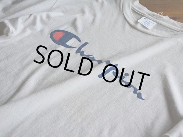 画像5: 〜1990s Champion ロゴTシャツ　 表記L  (5)