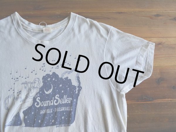 画像5: 1970s Hanes The Sound Seller Tシャツ  表記L  (5)
