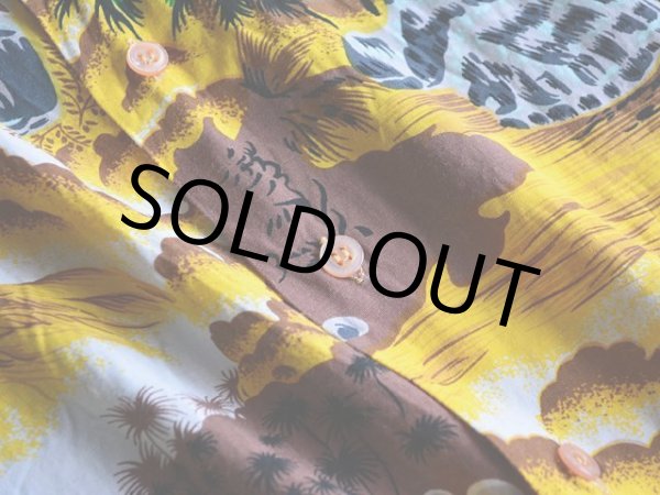 画像6: 1970s-80s MAC HENRY レーヨンアロハシャツ　 表記M  (6)