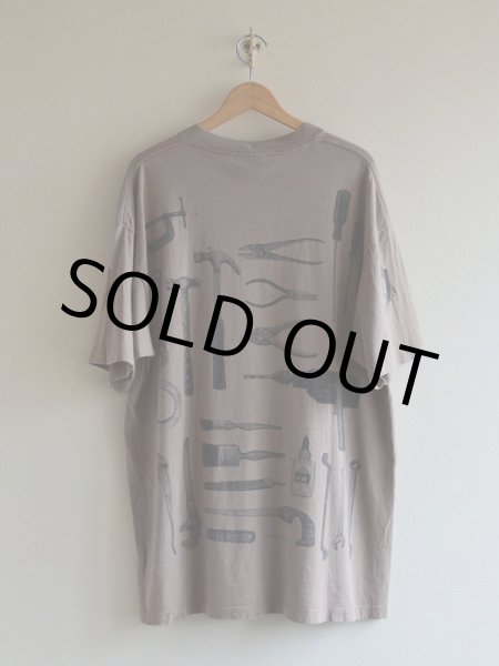 画像2: 1990s rel e vant products 工具総柄Tシャツ　 表記XL  (2)