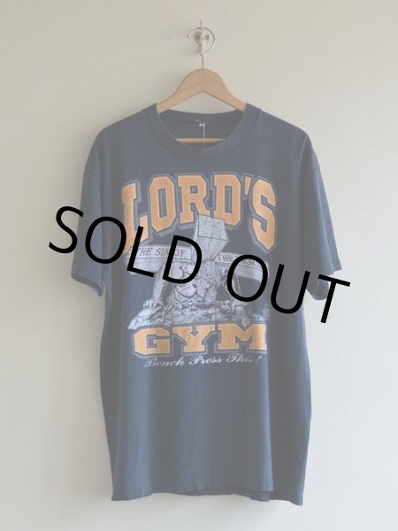 画像1: 1990s LORD'S GYM Tシャツ　 実寸L-XL  (1)