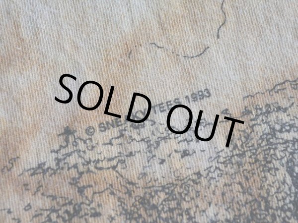 画像6: 1990s TEXAS タイダイマップTシャツ　 表記L  (6)