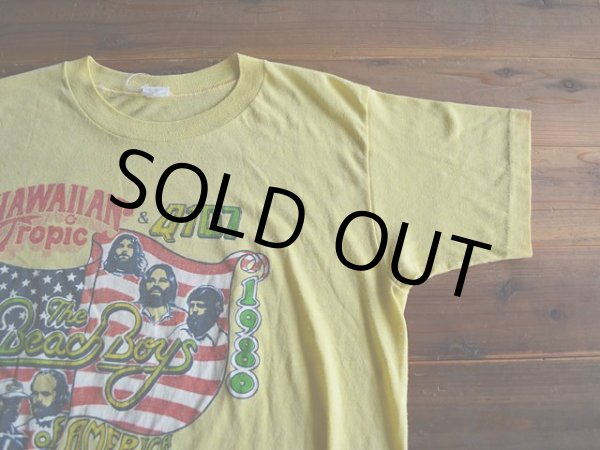 画像4: 1980s Hawaiian Tropic&Q107 The Beach Boys Spirit of America Tシャツ　 実寸ML  (4)